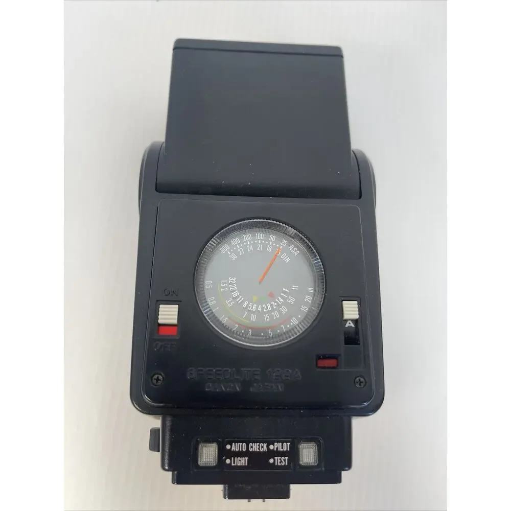 Canon Speedlite 199A Shoe Mount Flash for Canon W/ Case For Parts